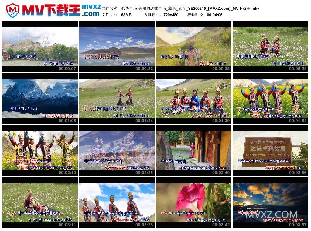 仓决卓玛-美丽的达娃卓玛_藏语_流行_YE200215